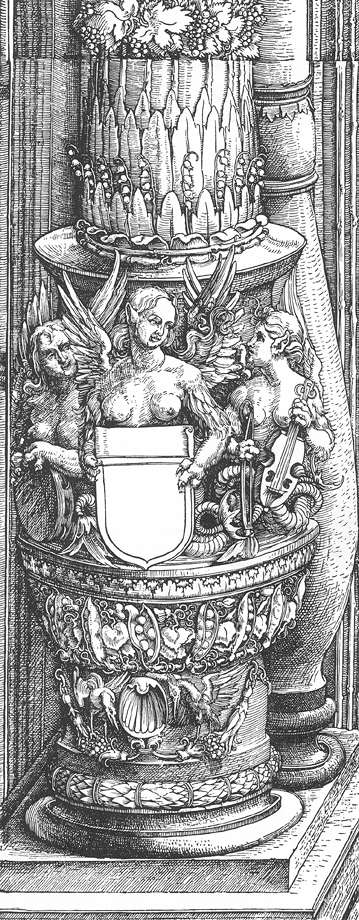 Triumphal Arch (detail) by DÜRER, Albrecht