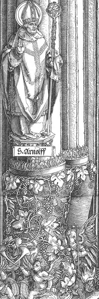 Triumphal Arch (detail) by DÜRER, Albrecht