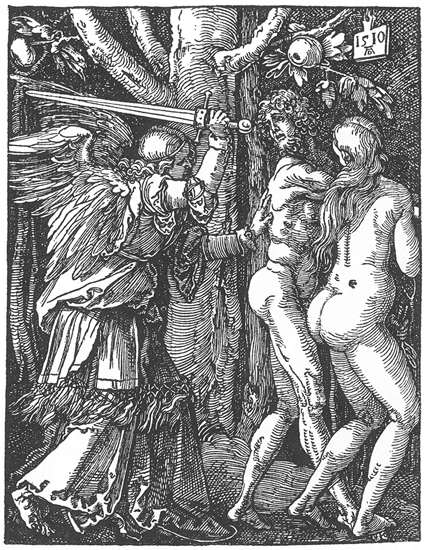 Small Passion: 2. Expulsion from the Paradise by DÜRER, Albrecht
