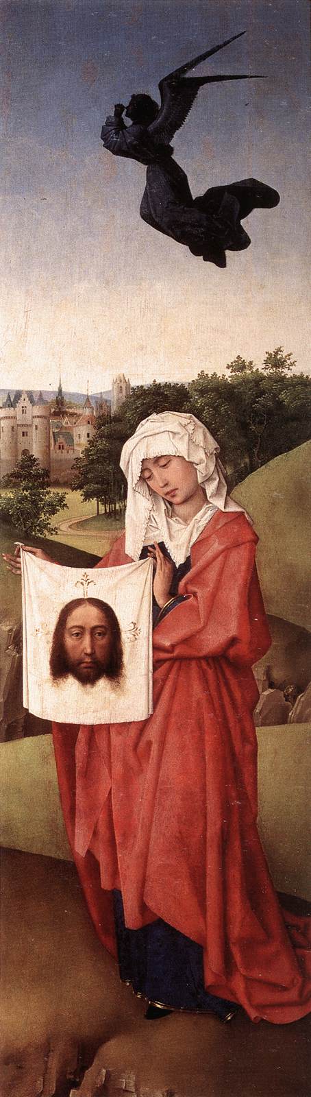 Crucifixion Triptych (right wing) by WEYDEN, Rogier van der