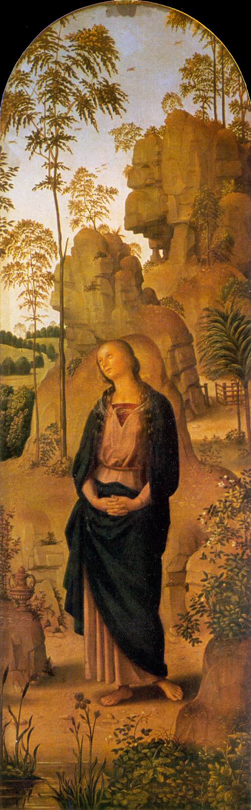 The Galitzin Triptych: St Mary Magdalen by PERUGINO, Pietro