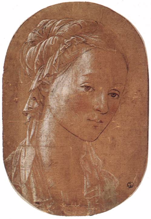 Head of a Woman by LIPPI, Fra Filippo