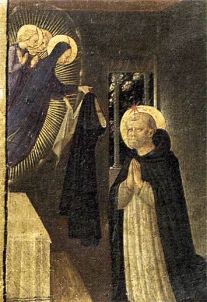 The Virgin Consigns the Habit to St Dominic by ANGELICO, Fra
